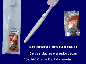 KIT DENTAL DESCARTÁVEL PERSONALIZADO PARA BRINDES