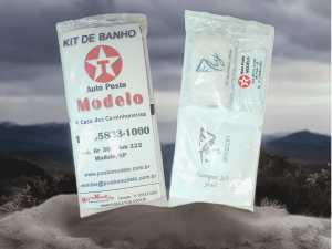 KIT DE BANHO DESCARTÁVEL PERSONALIZADO PARA BRINDES