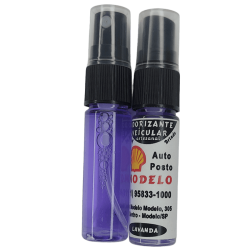 2.000 - Odorizador Veicular "LAVANDA" - Frasco 20 ml Personalizado - COM TAG