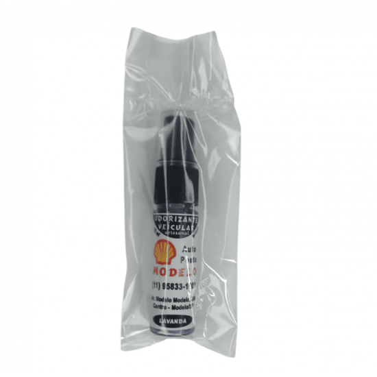 150 - Odorizador Veicular "LAVANDA" - Frasco 20 ml Personalizado - SEM TAG